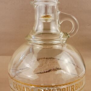 Vintage Canada Dry Bourbon Glass Decanter w/ Stopper – Advertising Barware